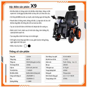Xe lăn điện X9