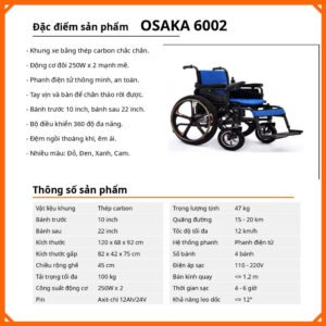 Xe lăn điện OSAKA 6002